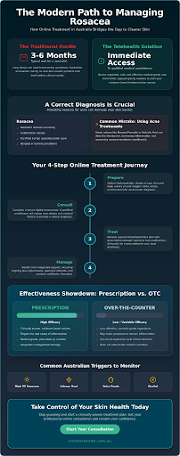 The Modern Path to Managing Rosacea Infographic